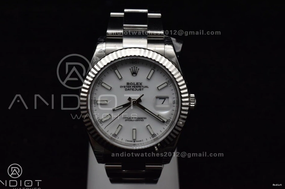 Edition Dial 904L Oyster VS3235 Best 1:1 VSF White Bracelet SS 126334 41 On DateJust 0424